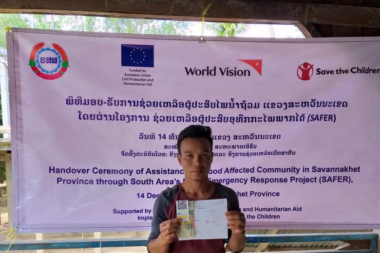 Rebuilding hopes through cash transfer programming