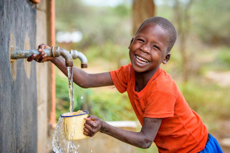 The joy of clean warer in Kenya