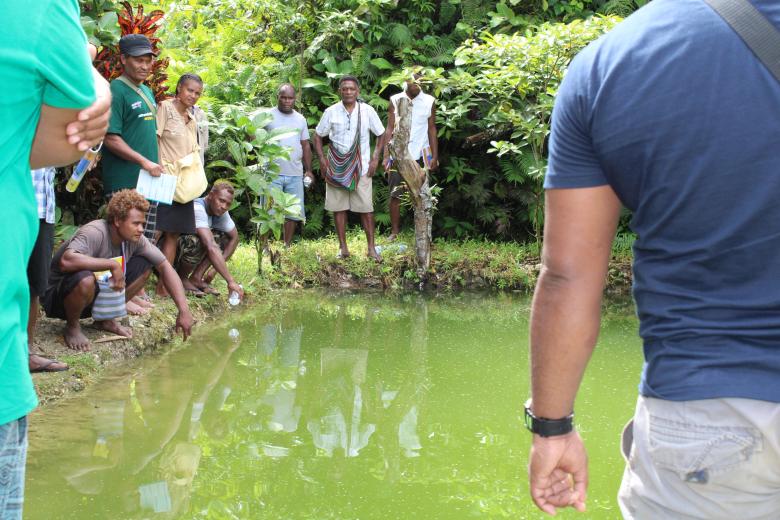 Aquaculture training Malaita