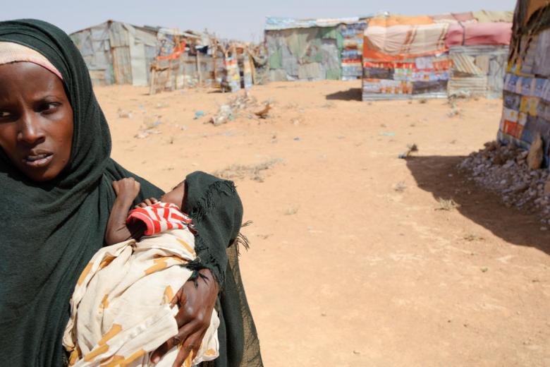 Muuse Rootile IDP camp Somalia 2011 ©2011 World Vision/photo by Jon Warren