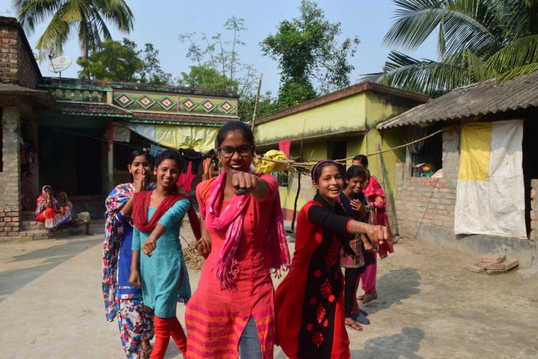 Girls in India learn to protect themselves and others from danger and child marriage