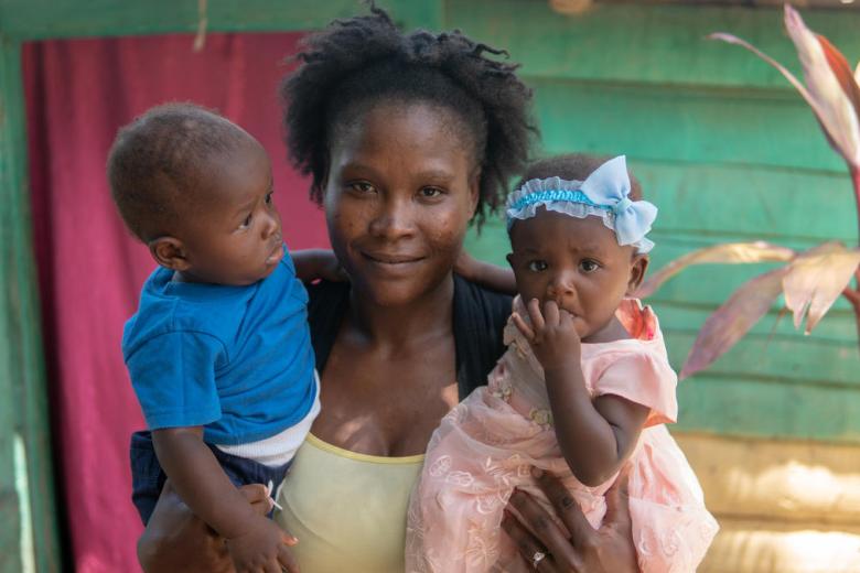 Odette learned about child health and nutrition at our Go Baby Go project in Haiti.