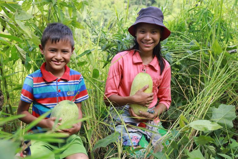 U Kyar Hpu's family now farm the land thanks to World Vision Myanmar's support.