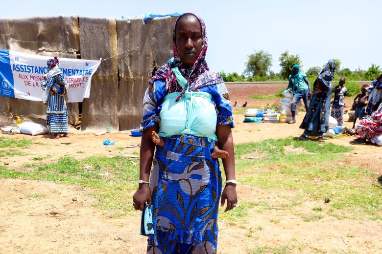 "Our displacement is due to the insecurity carried out by armed groups in our environment. My whole village was forced to leave to escape the violence. We came to Diaba Peulh because we thought we would find some peace. "Penda justified herself