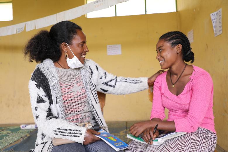 Today, Wubalem is attending school, on her journey to become a teacher.