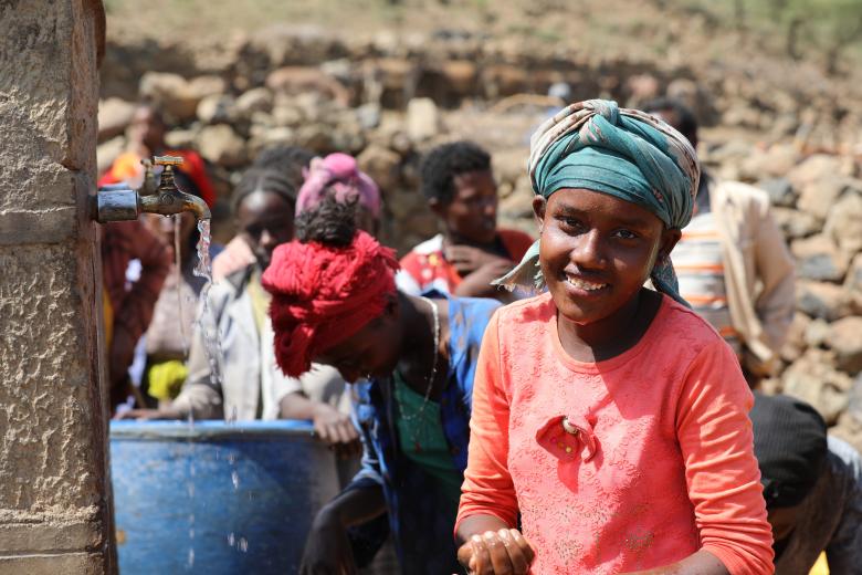 World vision works towards a world where all children have access to clean water
