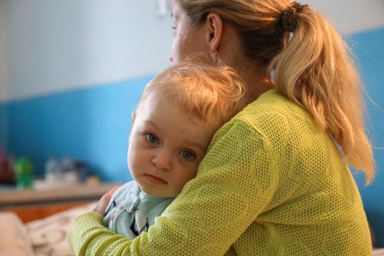 Olga and her son
