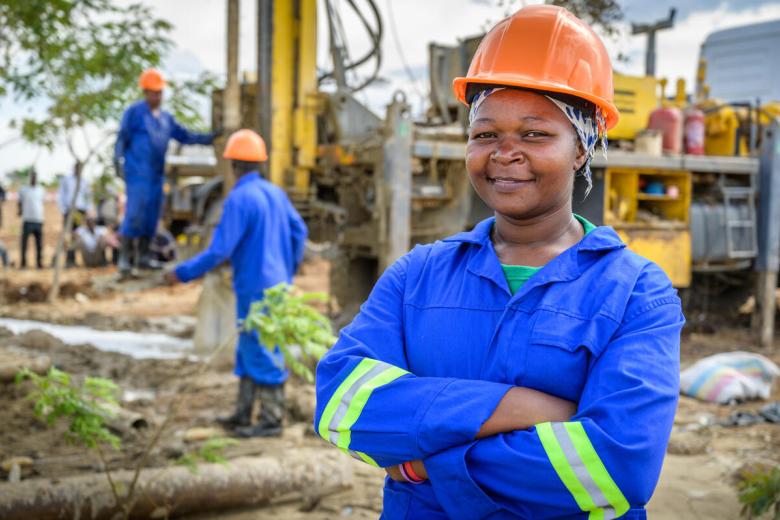 Malawi female woman water engineer