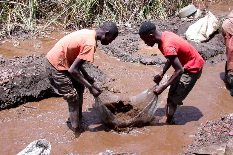 Children Mining Copper, South DRC
