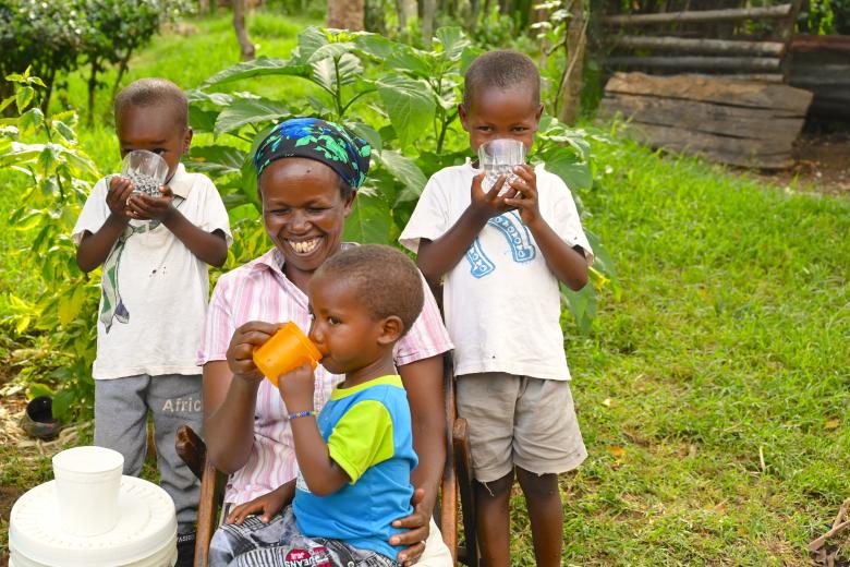 Clean water in Bandaptai