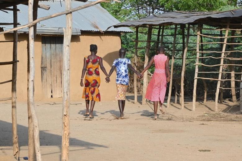 Girls Kenya escape child marriage backs