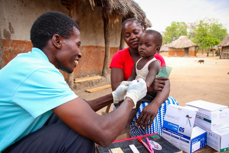 home malaria test in rural zambia3