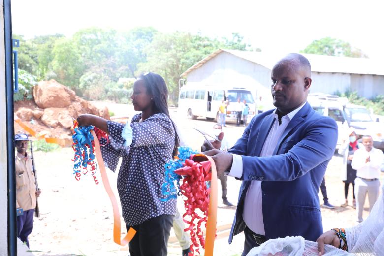 Ribbon cutting ceremony
