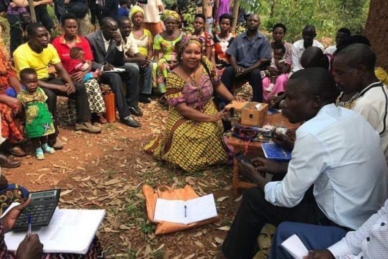 Women savings group in Rwanda