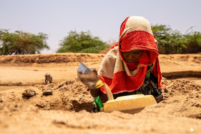 Empty berkerds, berkerds, Simon, Somalia, Drought, water trucking, Malaasle village