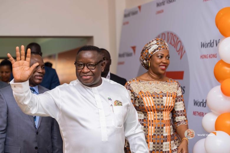 President of the Republic of Sierra Leone, Retired Brigadier Dr Julius Maada Bio