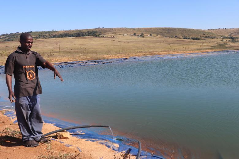 construction of an earth dam by World Vision Eswatini, amounting to E260 000