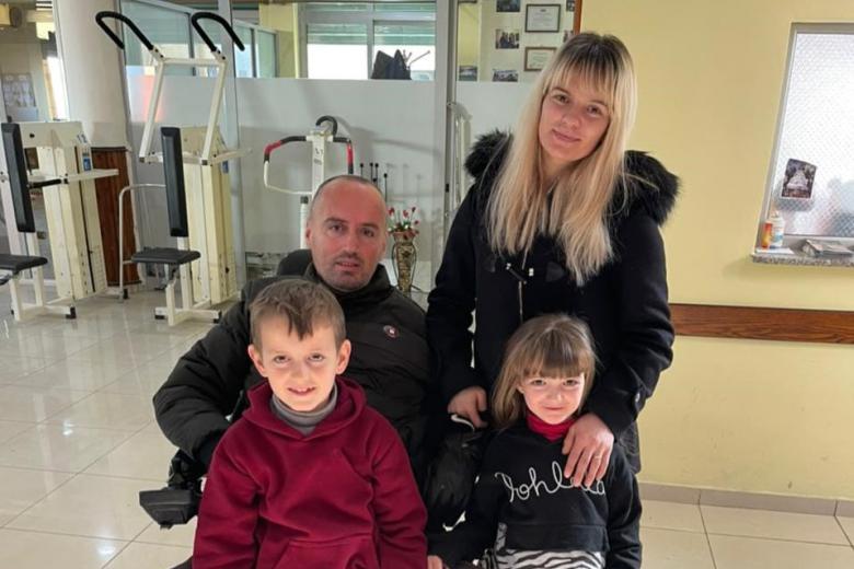 Gëzimi and his family