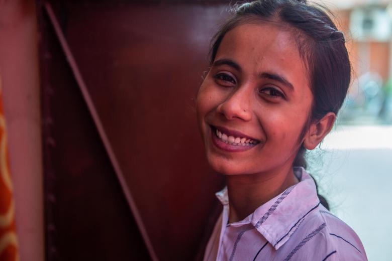 Child sponsorship helped Khubushu's family realise she should be in education, not married.