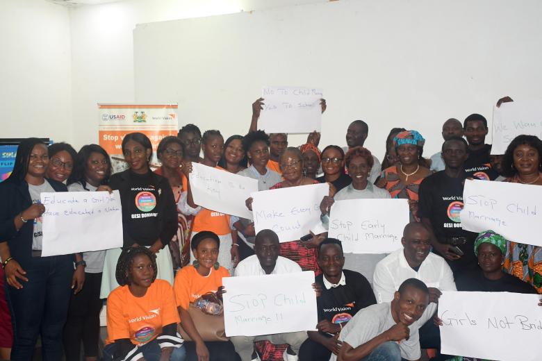 Participants at the GESI learning event