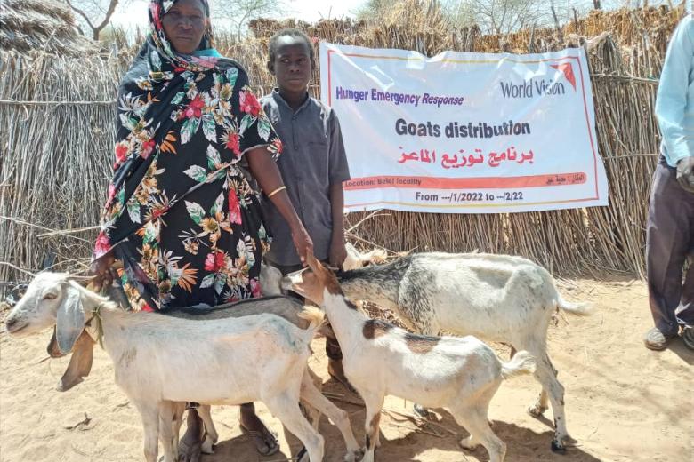 Suad is one of beneficiaries of World Vision’s hunger response income generating activities programme