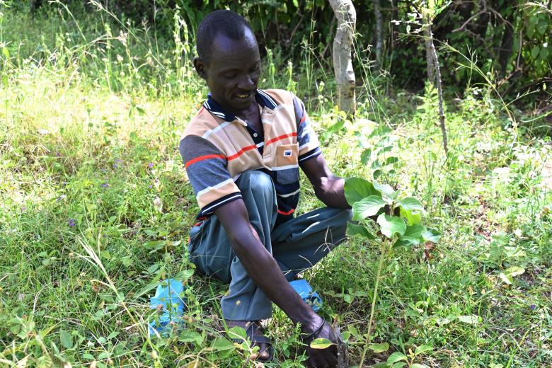 At a young age, Samson was infected with Poliomyelitis, a disabling viral disease that affected his limbs. That has however not stopped him from efficiently providing for his family.