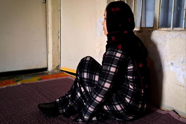 Hadeel in her home