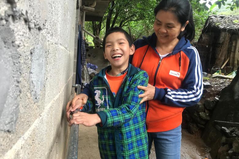 Improved living environment at home for Xiao Ran