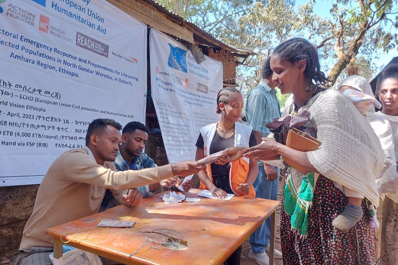 Tadela receiving cash support