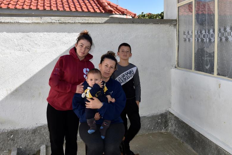 Nertila and her children