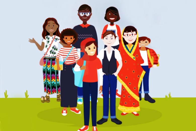Children from different regions