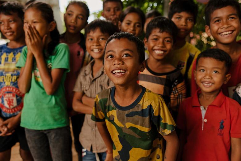 Children smiling