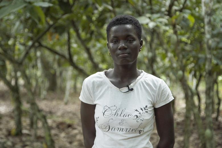 Francis is a cocoa farmer who used to use his children’s child labour, but has stopped thanks to the advice and support of World Vision child sponsorship staff.