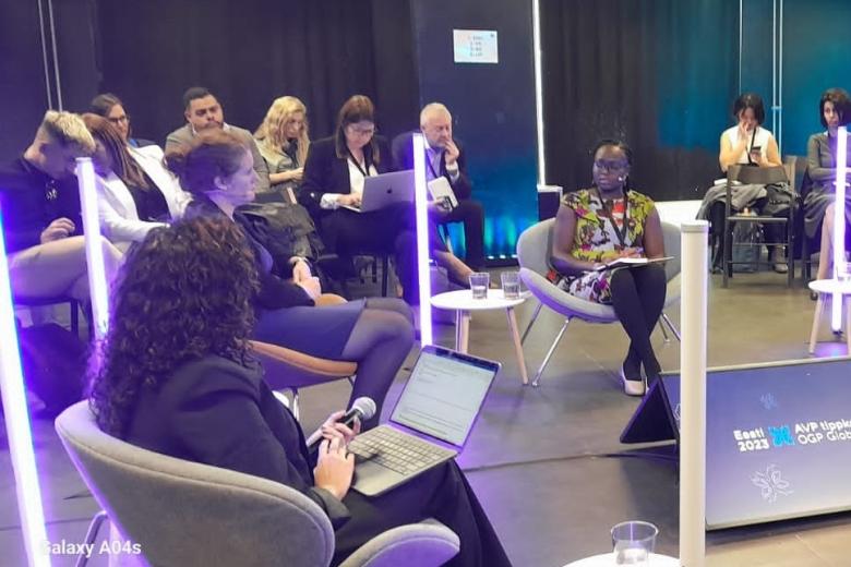 Sarah's presentation at OGP