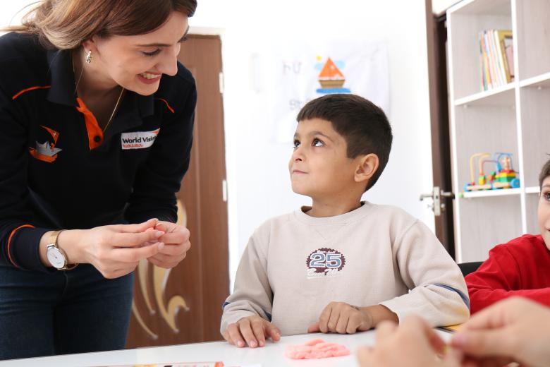 Forcibly displaced children