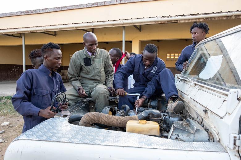 Morans undergo vocational training in Samburu at Maralal Technical & Vocational Training Center