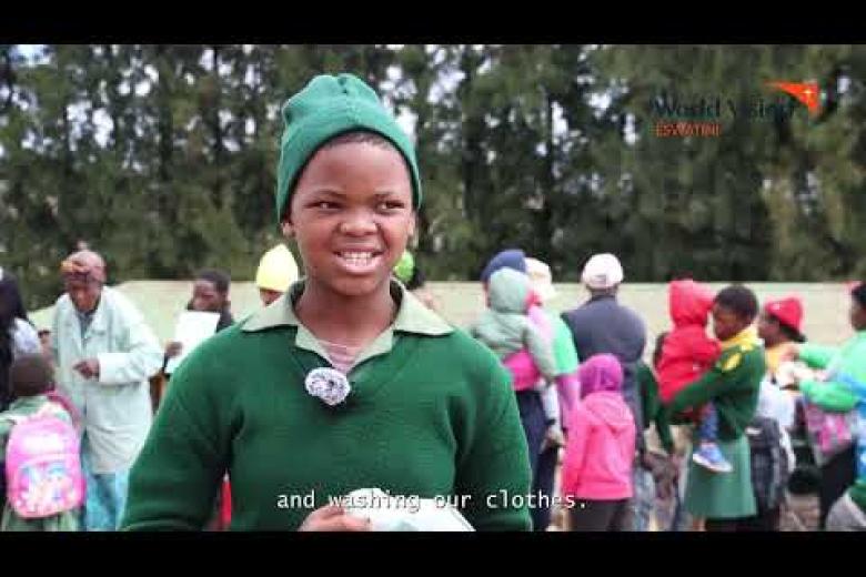 World Vision Donated Soap Brings Hygiene Support to Families in Ngwenyameni