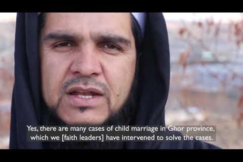 Faith Leaders Forum in Ghor province, Afghanistan support communities to end child marriage