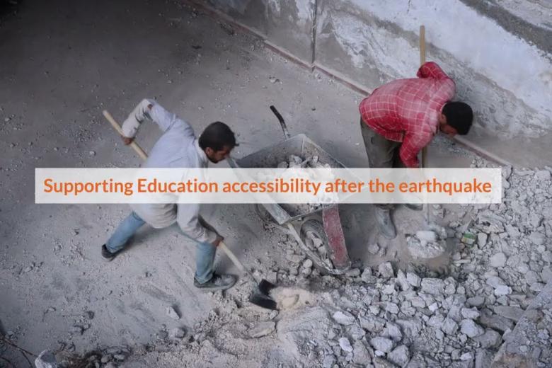 Supporting Education Accessibility After the Earthquake