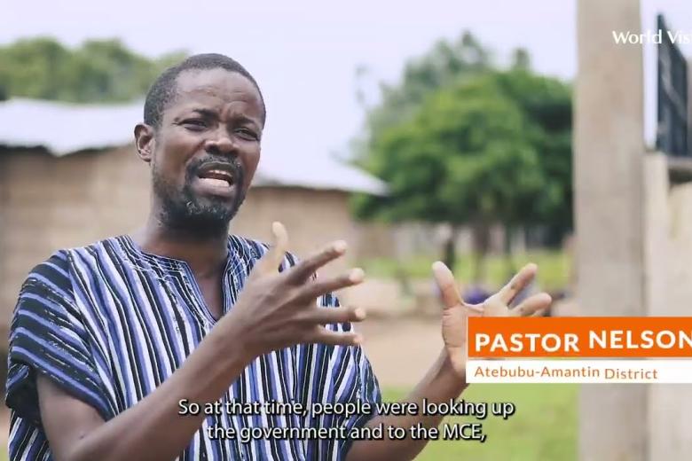 Pastor Nelson shares his experience working with World Vision