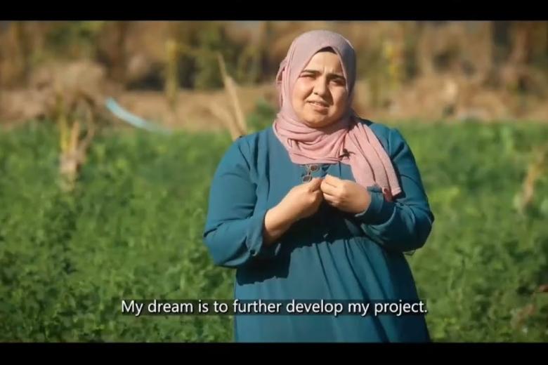 Alaa is now more confident, self-reliant and happy to be able to support her family.