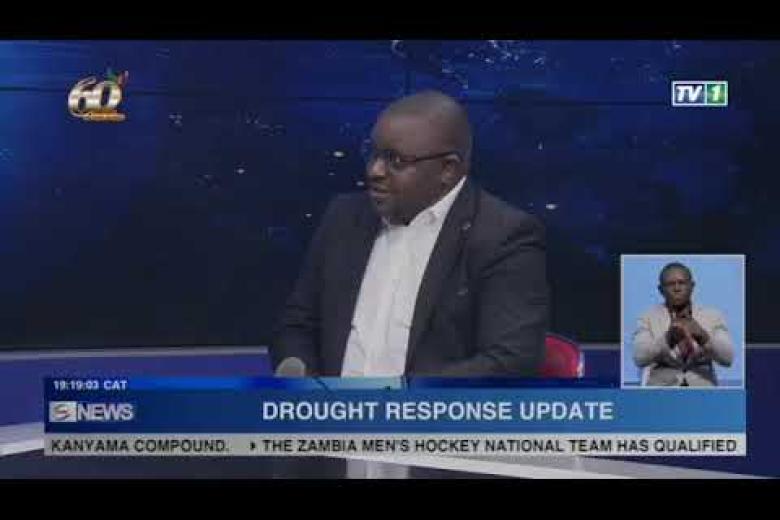 World Vision Zambia Drought Response update on ZNBC Main News 19/08/2024