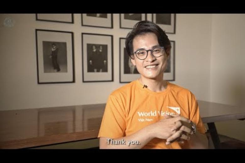 Ca sỹ Hà Anh Tuấn chia sẻ về tầm quan trọng của việc chấm dứt bạo lực trẻ em