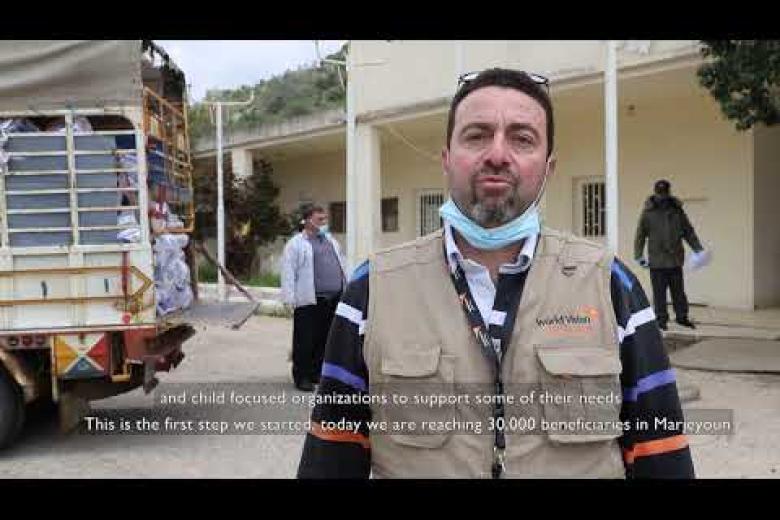 World Vision Lebanon's response to COVID in Akkar and South