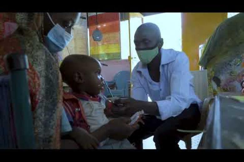 World Vision operated clinic in South Darfur offers critical health and nutrition services