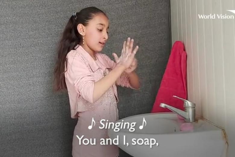 Raghad explains how to wash our hands the right way