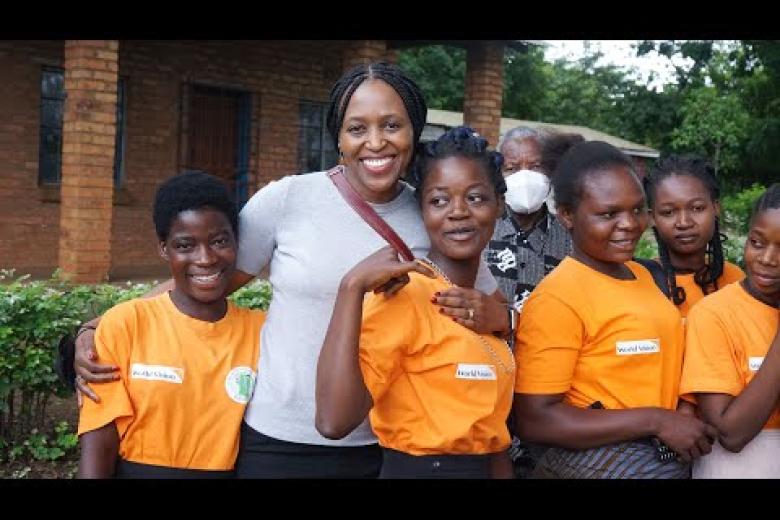 World Vision, Global Fund Cheer Girls in Mulanje