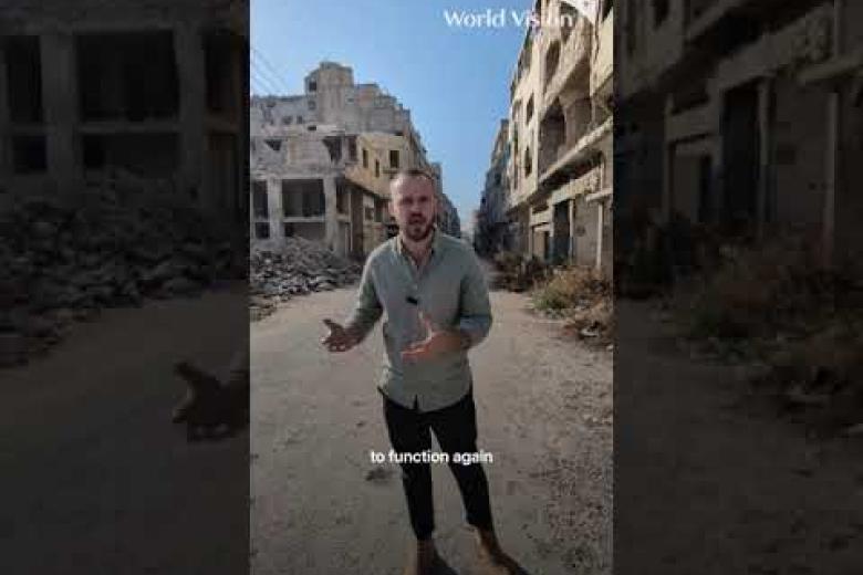 World Vision Syria Response showcases destruction in Homs, Syria