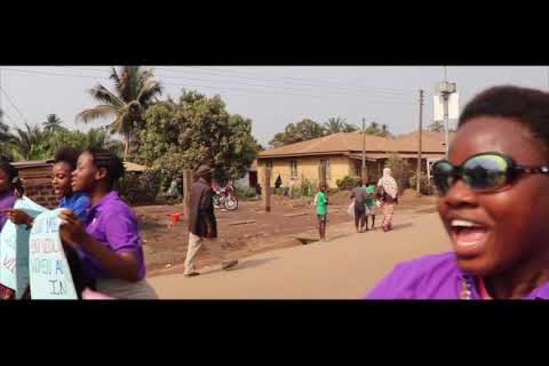 WV at the International Women's Day Celebration in Sierra Leone