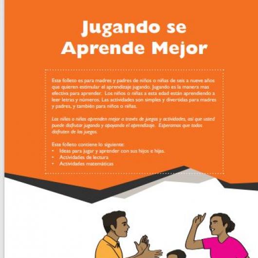parent booklet aged 6-9 in Spanish